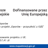 Oporów - przyszłość z OZE